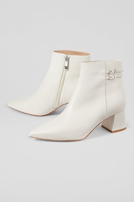 MISSY BUCKLE BOOTS CREAM 2