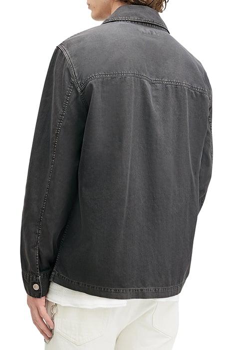 NEVIS CHORE JACKET WASHED BLACK 2