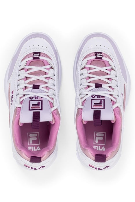 DISRUPTOR F KIDS WHITE-MOONLITE MAUVE 3