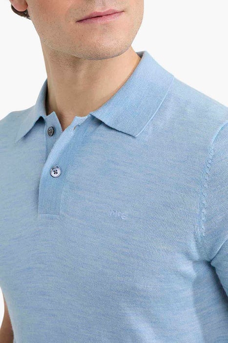 FINE MERINO POLO LIGHT BLUE 6