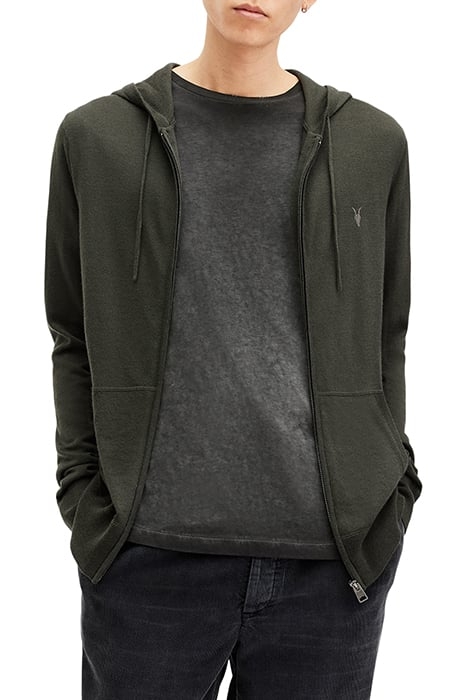 MODE MERINO ZIP HOOD GRANGE GREEN 5