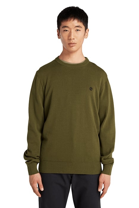 WILLIAMS RIVER COTTON YD SWEATER DARK OLIVE 5