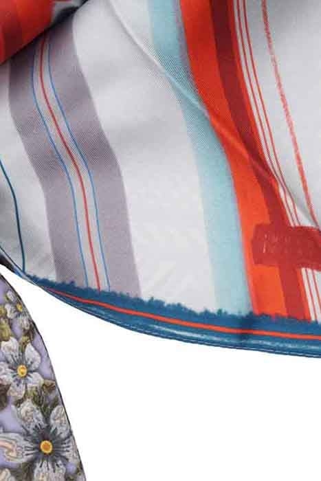 SILK SCARF ST. TROPEZ LIGHTBLUE PATCHWORK 3
