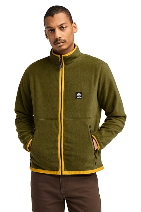 FULL ZIP POLAR FLEECE DARK OLIVE 1