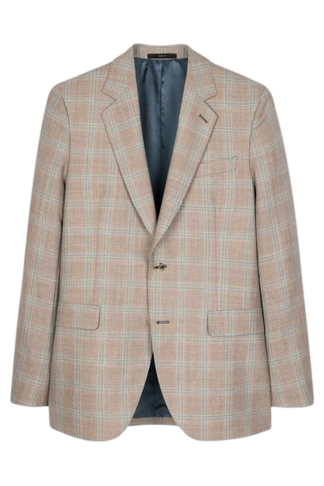 MENS 2 BUTTON JACKET LIGHT BEIGE 4