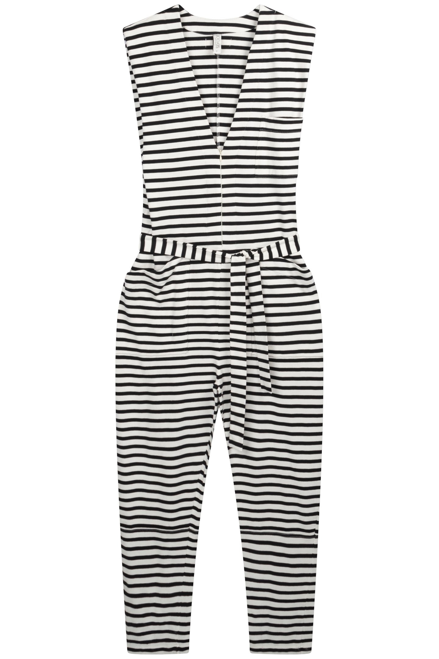 PROUD JUMPSUIT STRIPES ECRU/BLACK 3