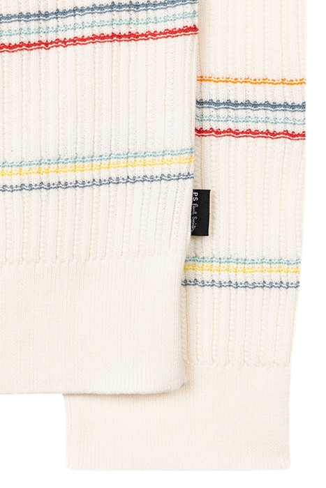 MENS SWEATER CREW NECK OFF WHITE 4