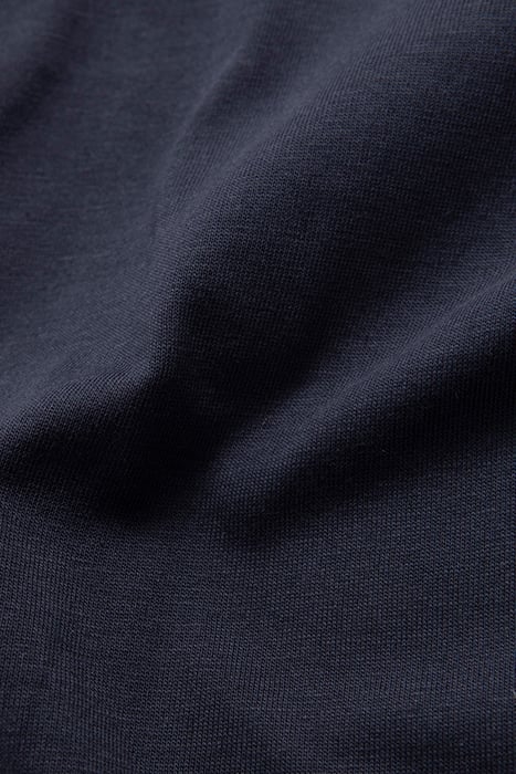 BOYS' NAVY ORGANIC COTTON T-SHIRT, RUBBER GRAPHIC LINES 5