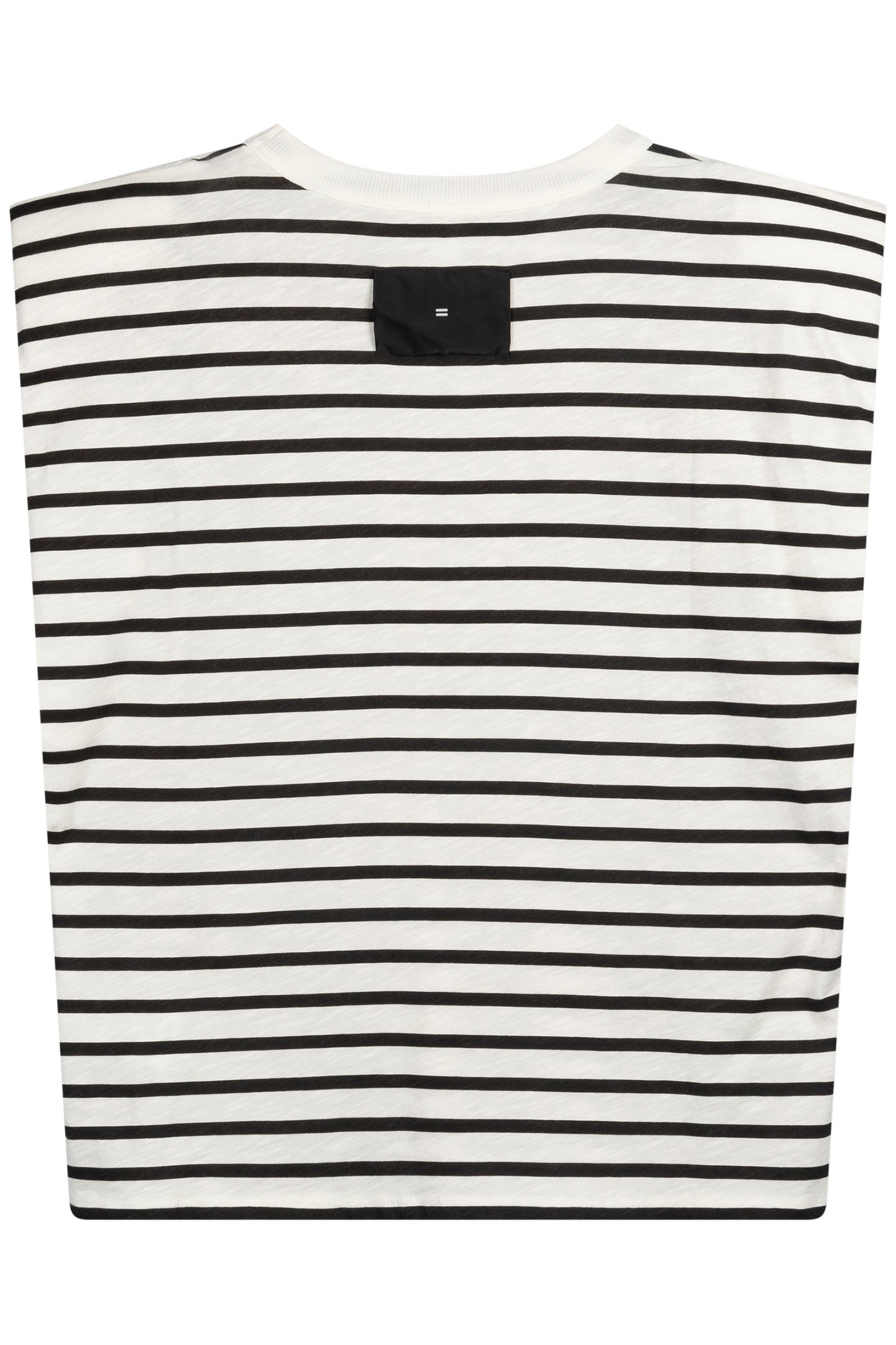 PADDED PROUD TEE STRIPES ECRU/BLACK 5