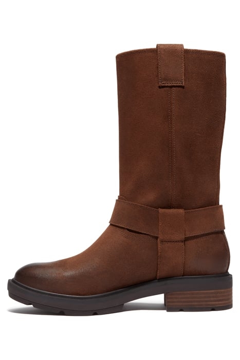 BRIMFIELD TALL PULL ON BOOT DARK BROWN SUEDE 6