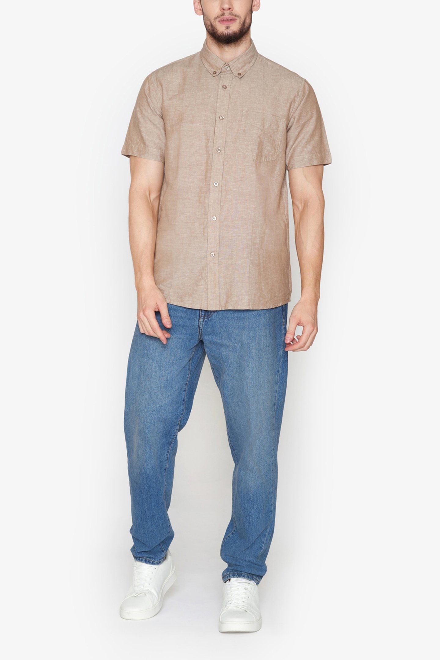 THERKELSI LINEN/COTTON BROWN OTTER 3