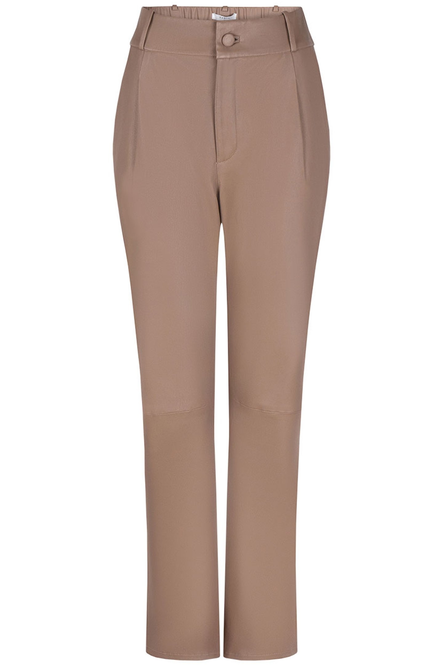 FARREN LOOSE LEATHER PANTS PURE TAUPE 1