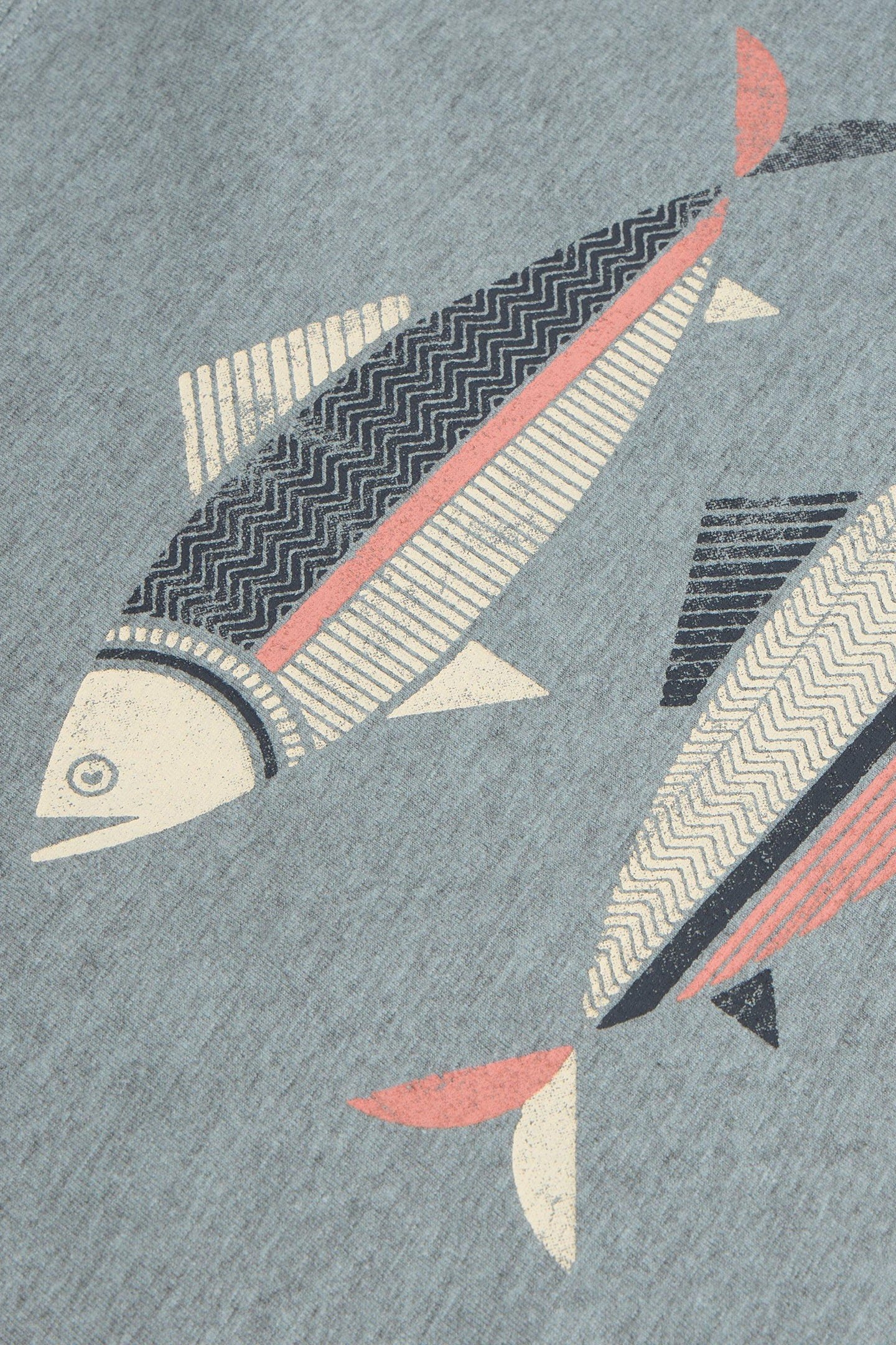 FISH GRAPHIC TEE DENIM PRINT 7