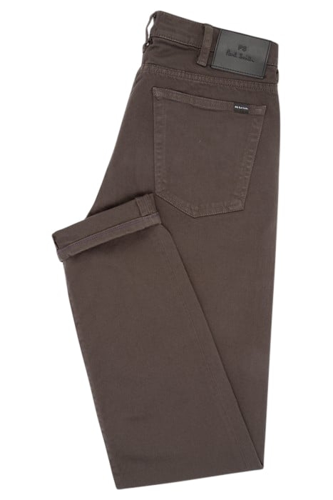 MENS TAPERED FIT JEAN DARK TAUPE 5