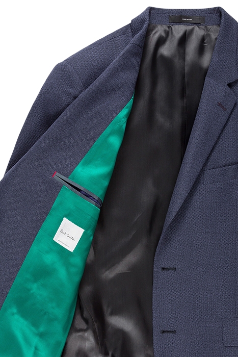 GENTS SLIM FIT 2 BTN JACKET PETROL BLUE 2