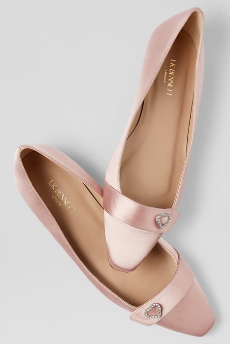 AMORE HEART BALLERINA SHOES BLUSH 4