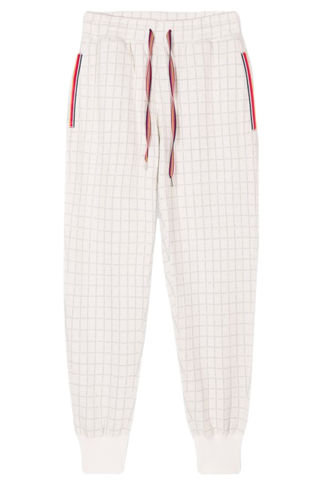 WOMEN PANT JACQD CHCK OFF WHITE 4