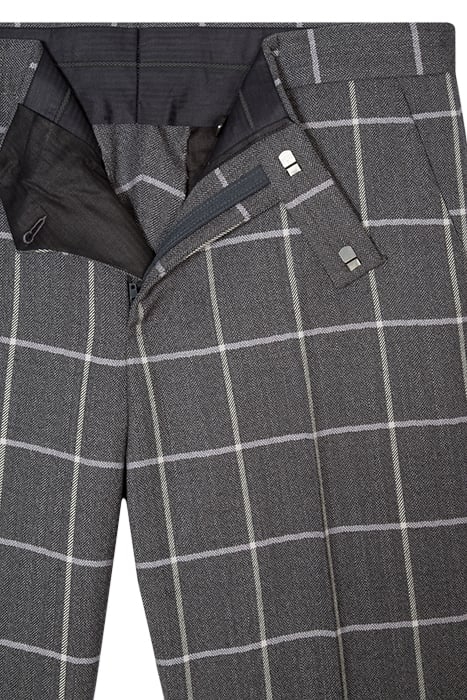 GENTS SLIM FIT TROUSER GREY MELANGE 2