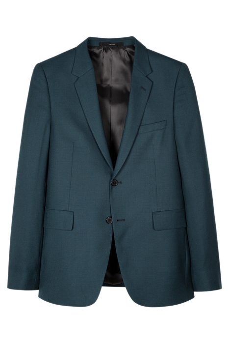 GENTS SLIM FIT 2 BTN JACKET BOTTLE GREEN 4