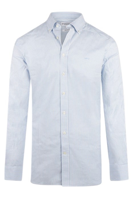 STRETCH OXFORD SHIRT SMALL STRIPE LIGHT BLUE 4
