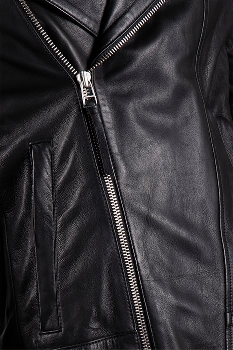 BLEEKER LEATHER BIKER BLACK 3