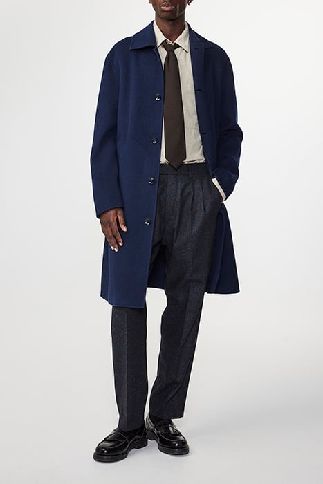 FRANCO 8015 RELAXED FIT OVERCOAT, NAVY BLUE 2