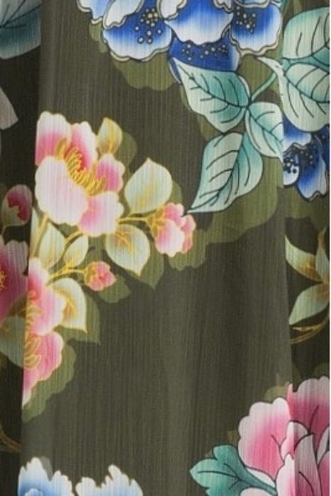 SL GILDA LONG DRESS HANOI GREEN FLORAL P 5