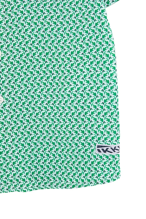 BOYS’ GREEN LENZING™ ECOVERO™ SHIRT, GRAPHIC PALM TREES 4