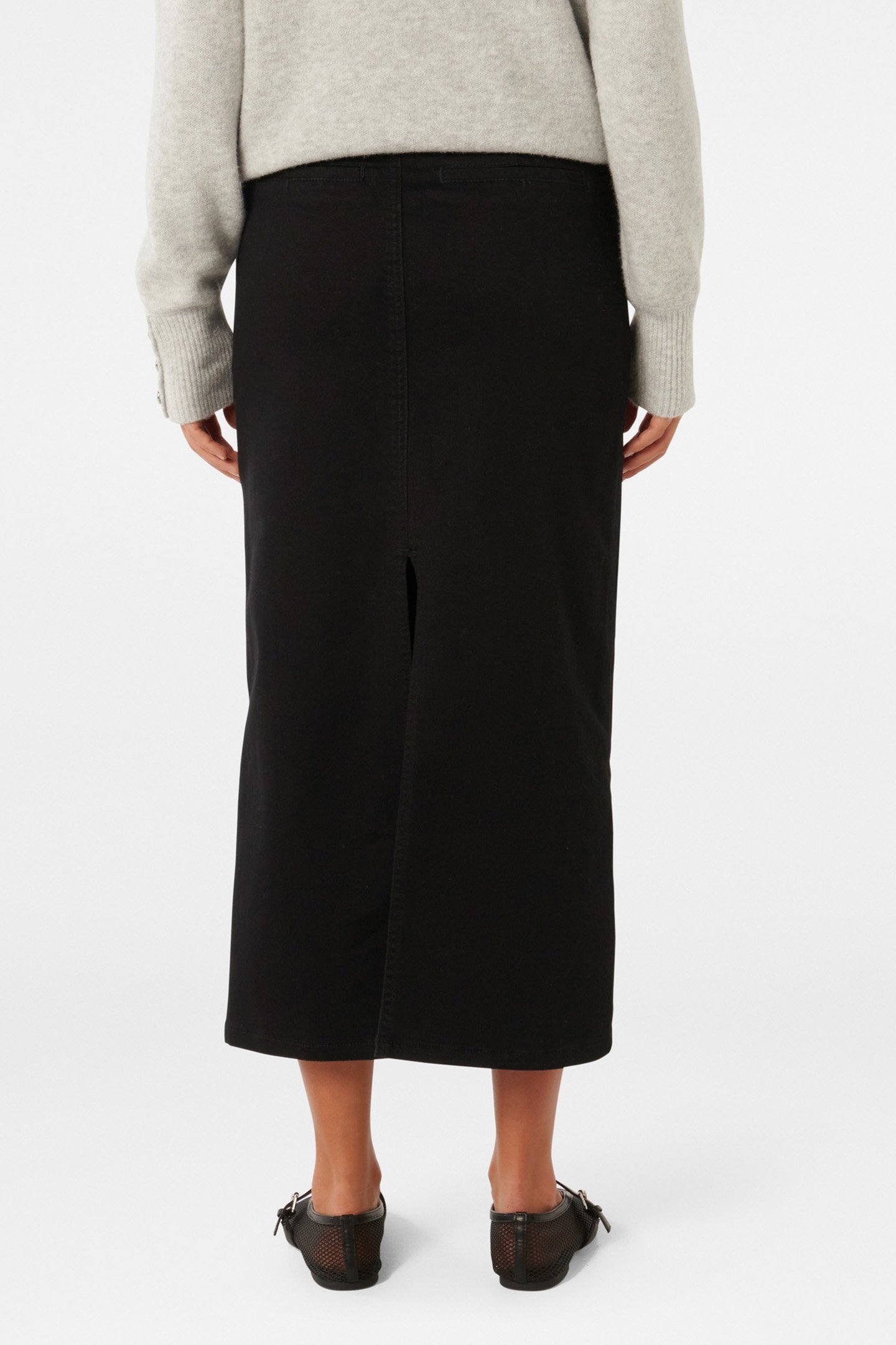 NATALIE DENIM SKIRT BLACK 2