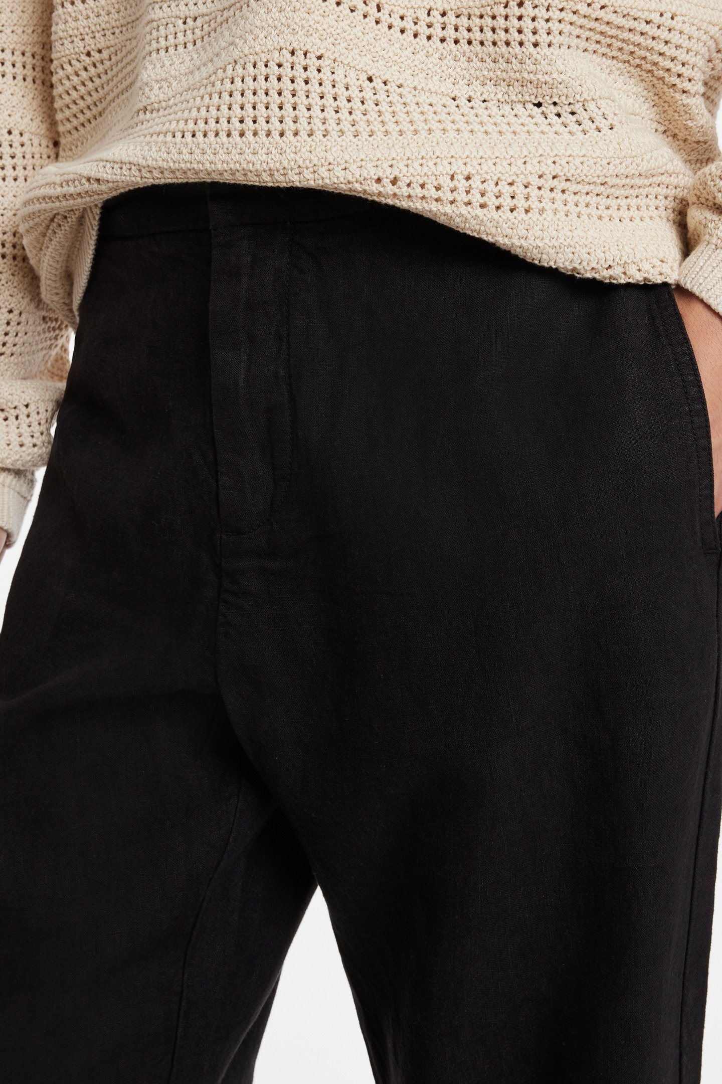 SAL SIDE SEAM POCKET PANT BLACK 3