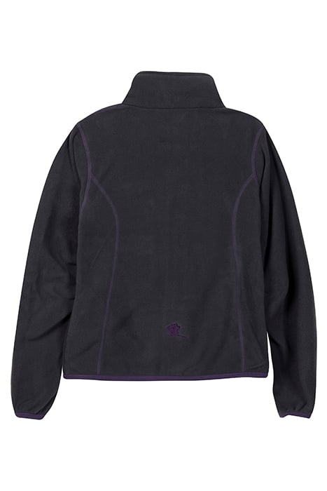 RUNDE YOUTH GIRL JKT SOLID CHARCOAL / PURPLE VELVET 2