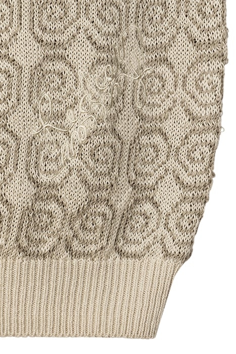 MENS ECRU VEST OFF WHITE 6