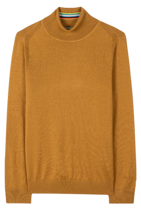 GENTS PULLOVER ROLL NECK HAZELNUT 1
