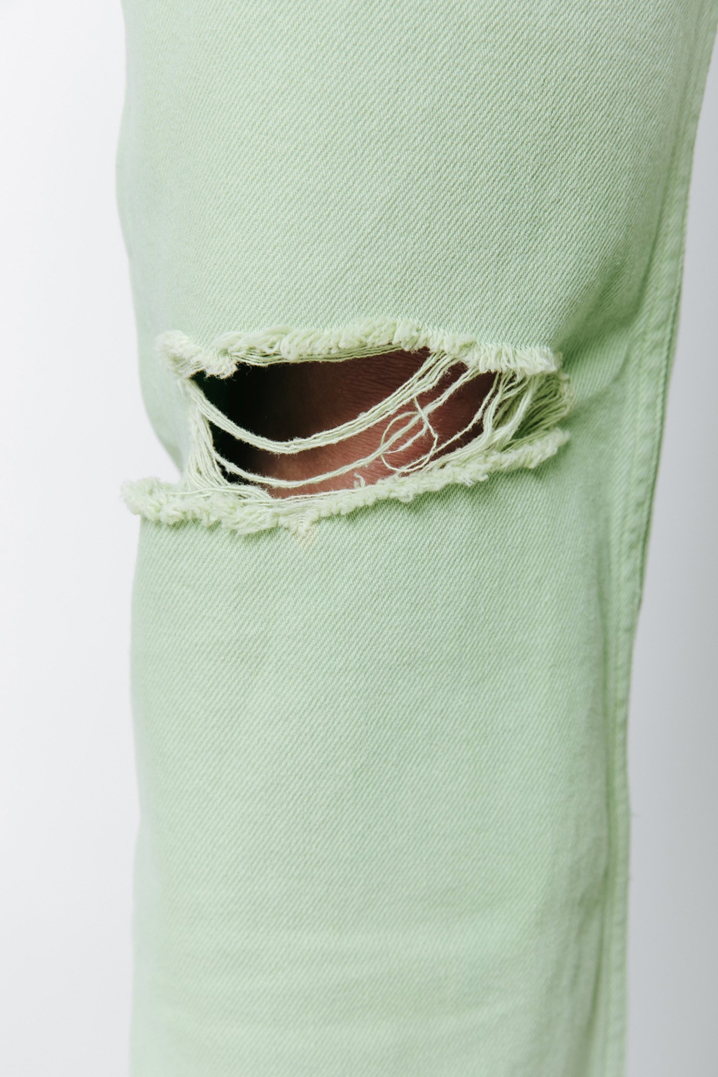 JONES MID RISE STRAIGHT LEG PANTS BRIGHT GREEN 6