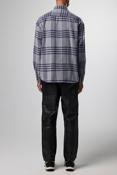 DEON WESTERN 5219 - LONG FIT SHIRT - GREY CHECK 2