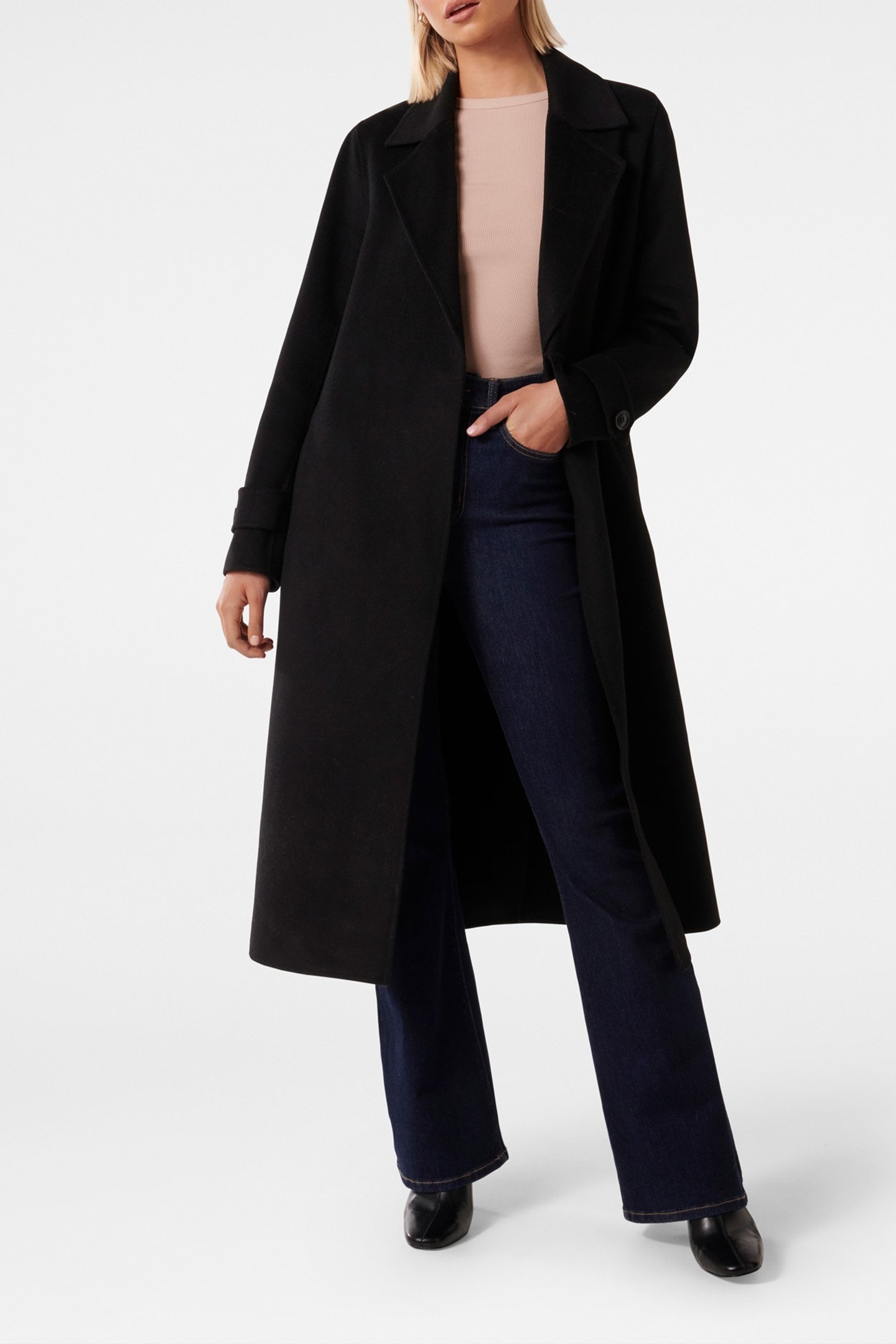 DEVON FELLED COAT BLACK 4