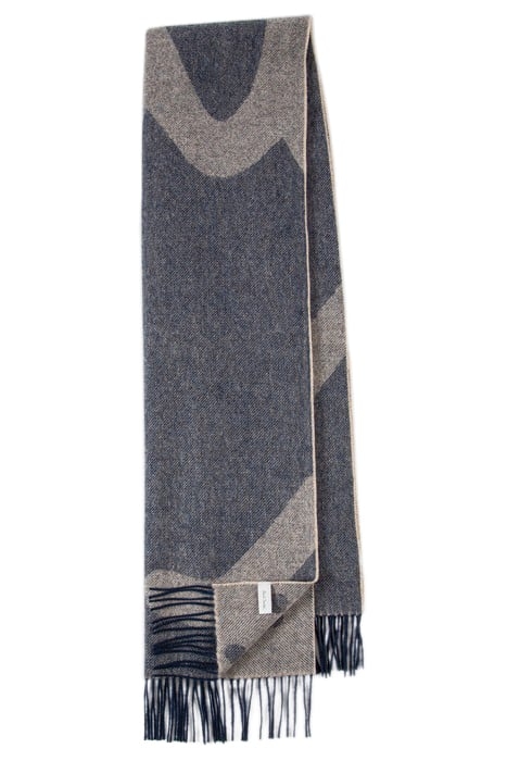 MEN SCARF PAULS LOGO TAN 1