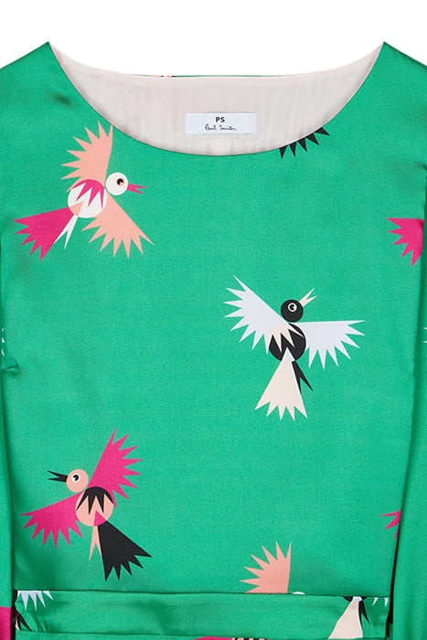 WOMENS DRESS PEA GREEN 2