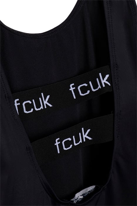 FCUK RECYCLED SWIMSUIT BLACK 3