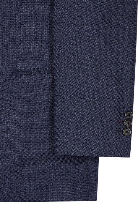 GENTS SLIM FIT 6 BTN DB JACKET PETROL BLUE 4