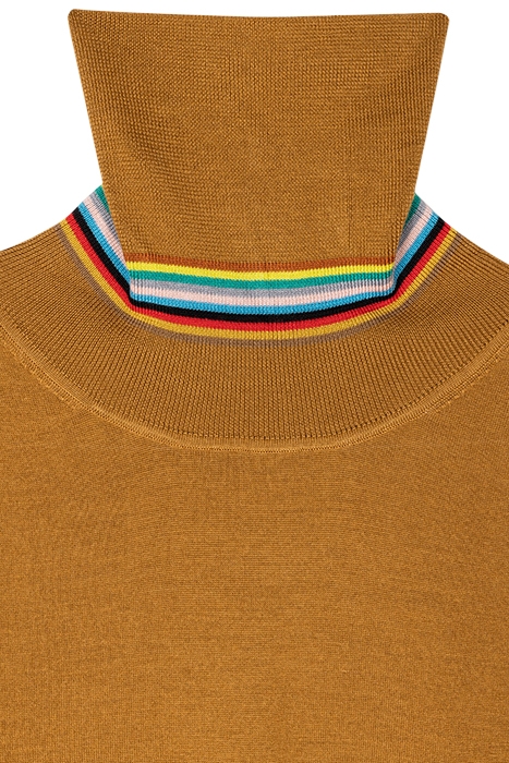 GENTS PULLOVER ROLL NECK HAZELNUT 3