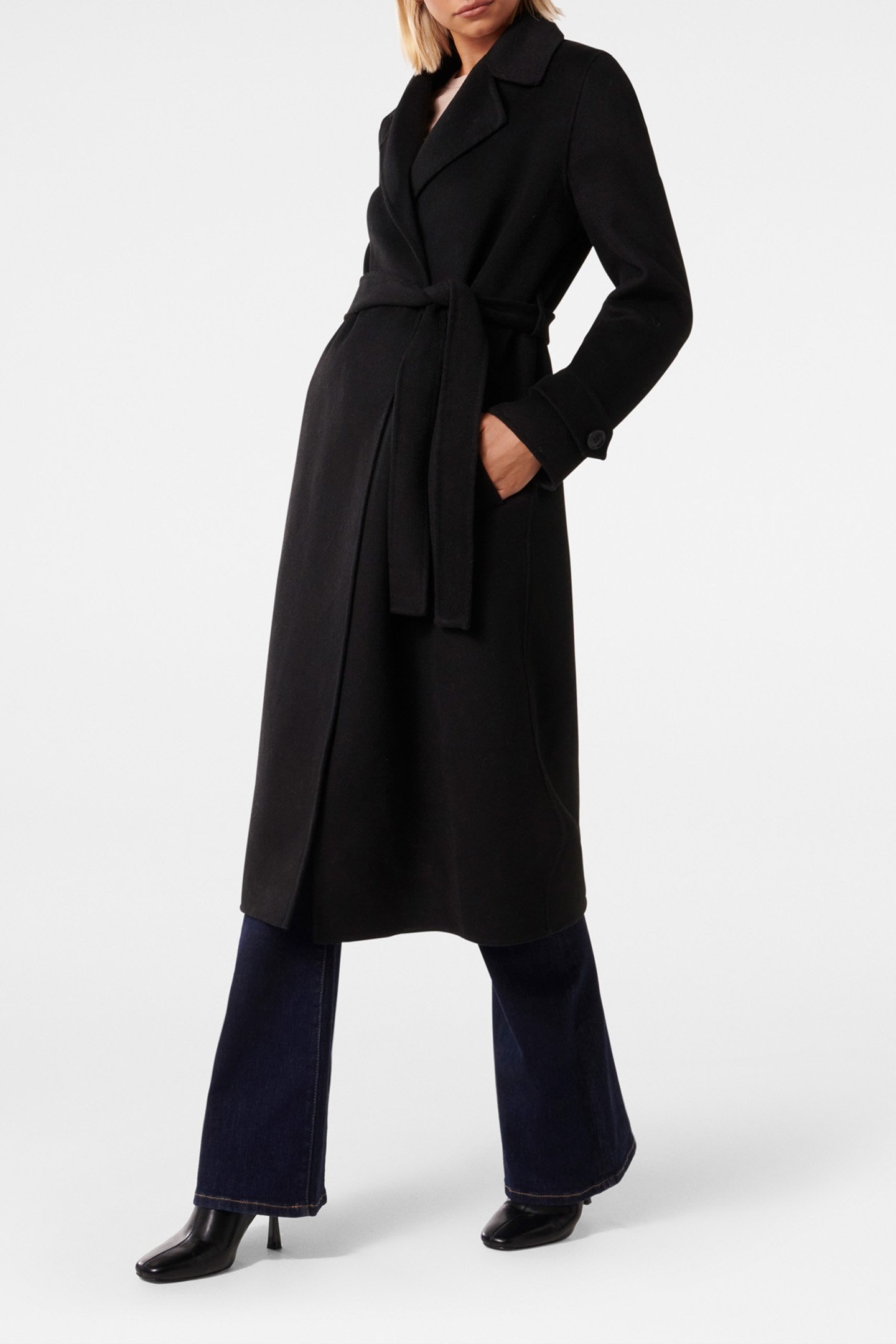 DEVON FELLED COAT BLACK 5