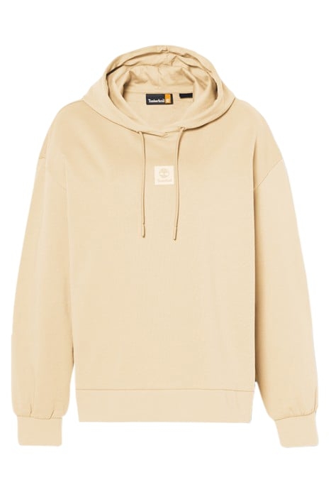 STACK LOGO LOOP BACK HOODIE ANGORA 4