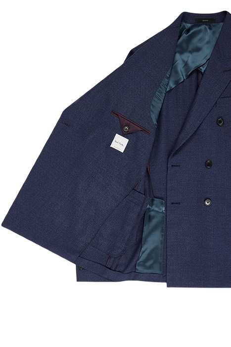 GENTS SLIM FIT 6 BTN DB JACKET PETROL BLUE 2