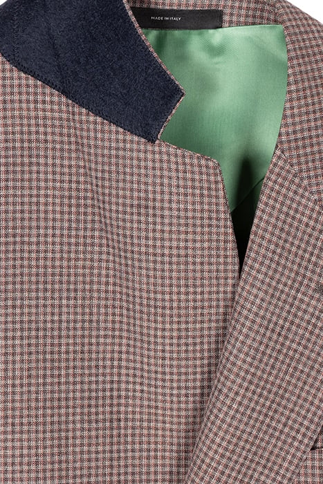 MENS 2BTN JACKET BRICK RED 3