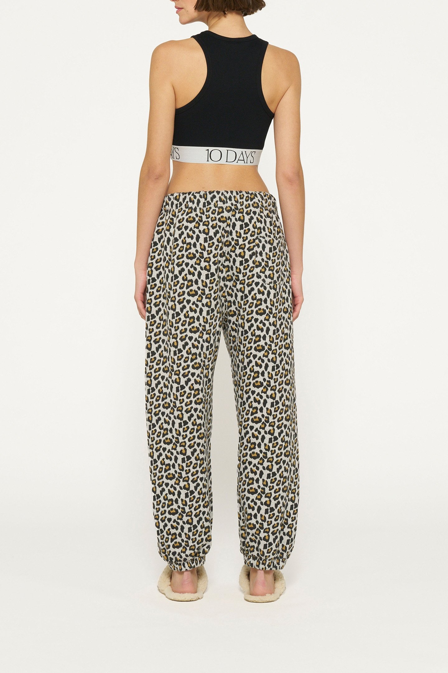 BAR JOGGER LEOPARD LIGHT GREY MELEE 3