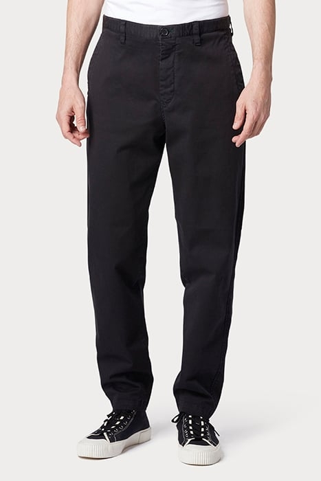 MENS BARREL FIT CHINO ZEBRA EMB BLACK 1