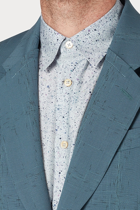 MENS 2 BUTTON JACKET GREYISH BLUE 3