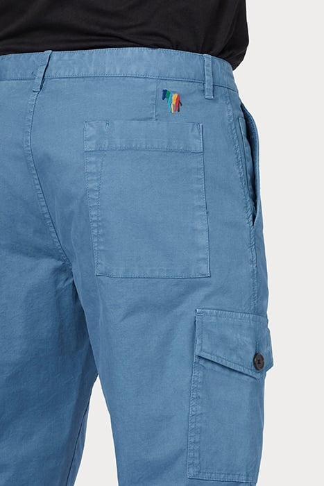 MENS SKATER TROUSER ZEBRA EMB GREYISH BLUE 4