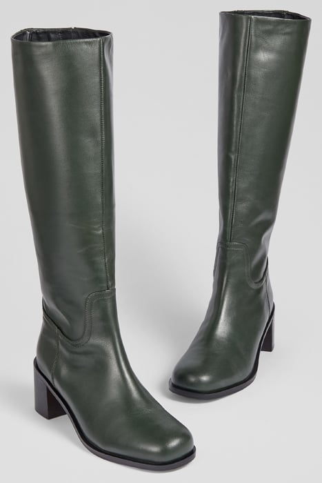 CLAUDE ROUNDED BOOTS KHAKI 5